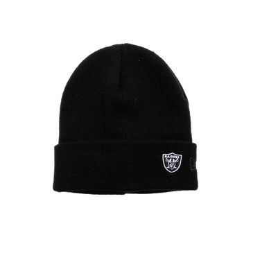 Mössa New Era NFL Mini Logo Cuff Beanie Las Vegas Raiders One Size Svart | 60691119, 0