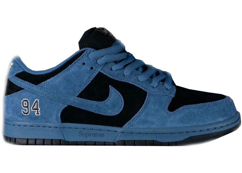Sneakers och skor Nike SB Supreme x Nike SB Dunk Low "Ocean Fog" Blå | HQ8487-400