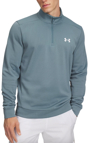 Sweatshirt Under Armour Armour Fleece 1/4 Zip Pullover Turkos | 1373358-587, 0