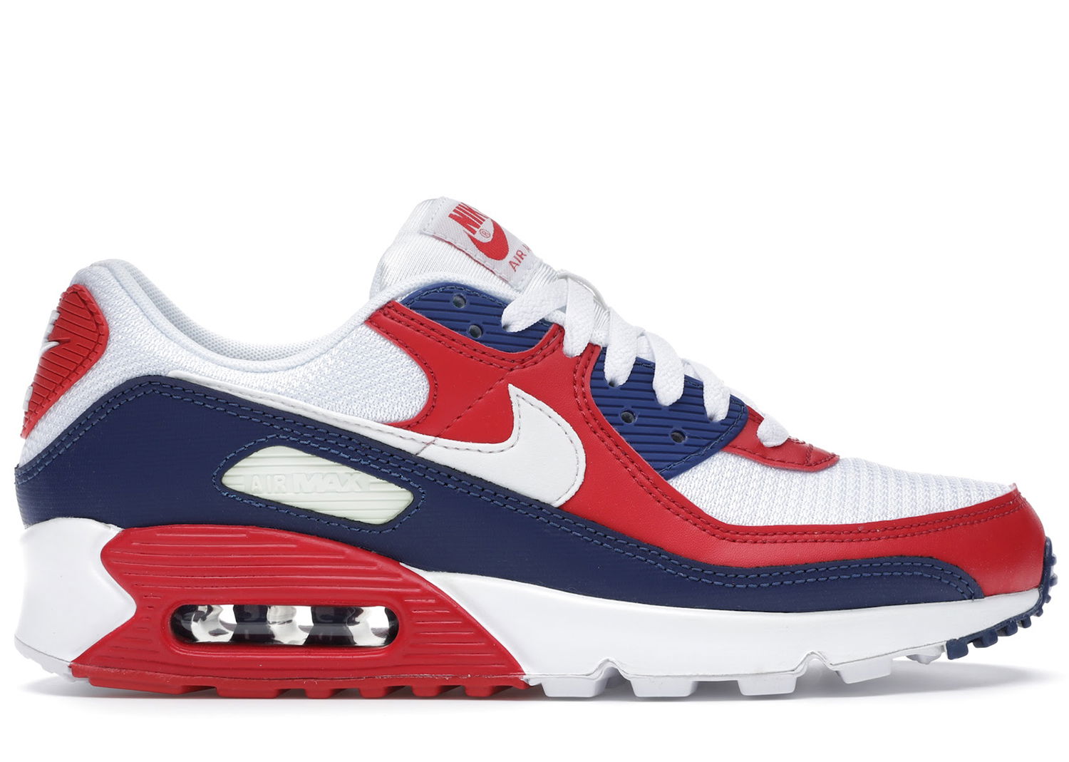 Sneakers och skor Nike Air Max 90 USA 2020 Röd | CW5456-100, 0
