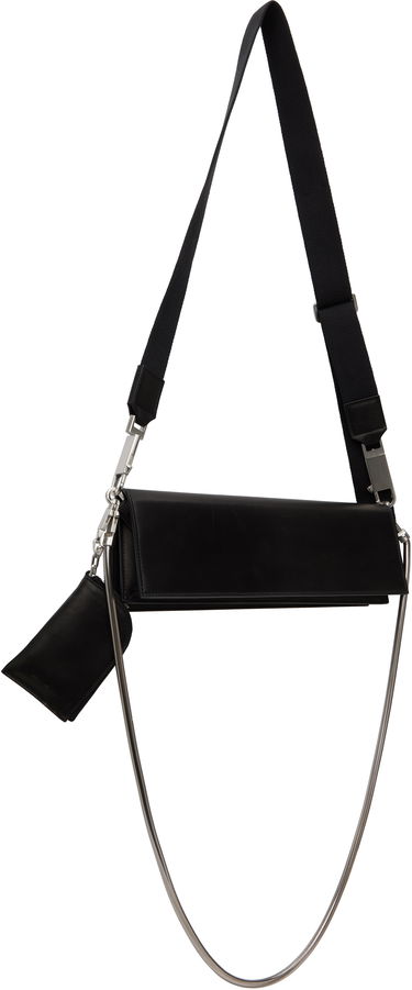 Axelväska Rick Owens Rick Owens Hollywood Griffin Baguette Bag with Metal Detail Svart | RO01E7442 LBLWEH, 2
