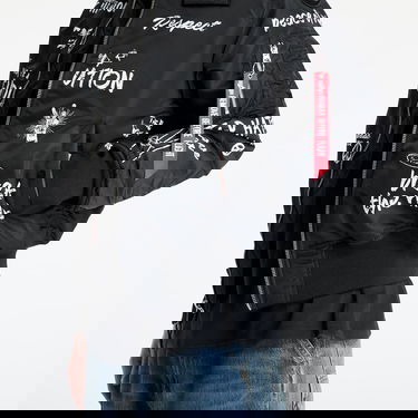 Bomberjacka Alpha Industries Alpha Industries MA-1 Peace Bomber Jacket Svart | 156136-03, 2