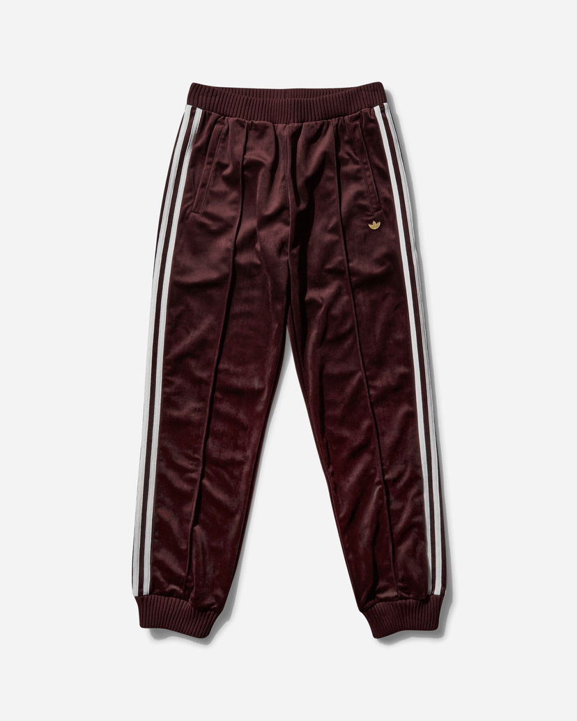 Träningsbyxor adidas Originals Premium Brushed Velvet Track Pants Shadow Brown Brun | IX0962