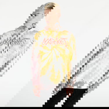 Sweatshirt MARKET Iron Tie-Dye Hoodie Beige | 397000372 tie-dye, 0