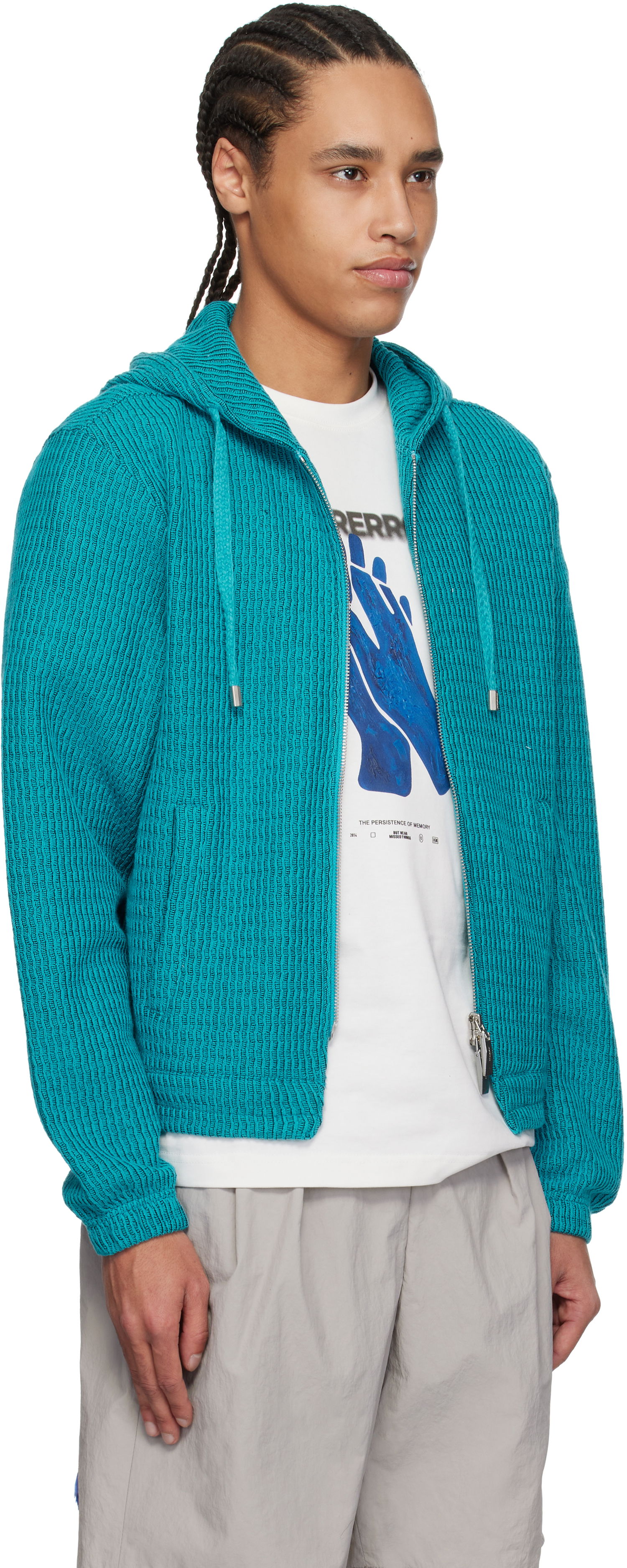 Sweater ADER ERROR ADER error Lunel Zip-Up Hoodie Turkos | BO01SSHD0401TQ, 1