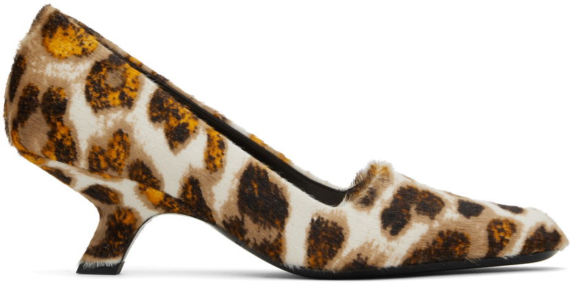 Sneakers och skor Bottega Veneta Bottega Veneta Boogie Calf Hair Heels Flerfärgad | 816558 V4U00