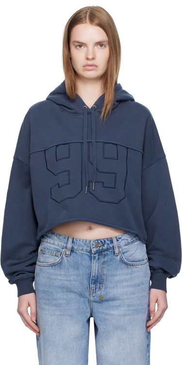 Sweatshirt Ksubi Ksubi Oh G Cropped Hoodie Blå | WFA25FL004, 0