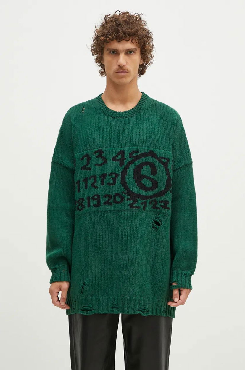 Sweater Maison Margiela Sweater Grön | SH2HL0015.M13074