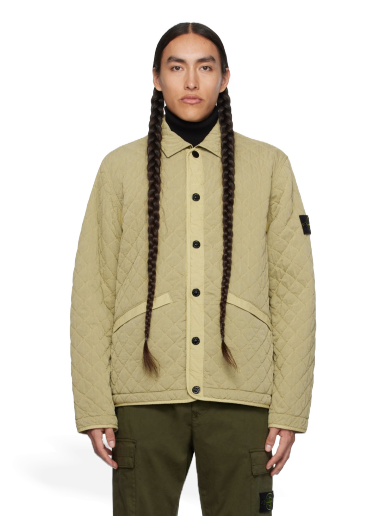 Jacka Stone Island Quilted Beige | 7915Q0933