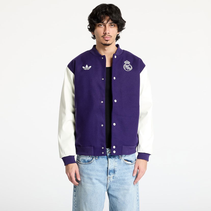 Bomberjacka adidas Performance Real Madrid Varsity Jacket Purpur | JF2587