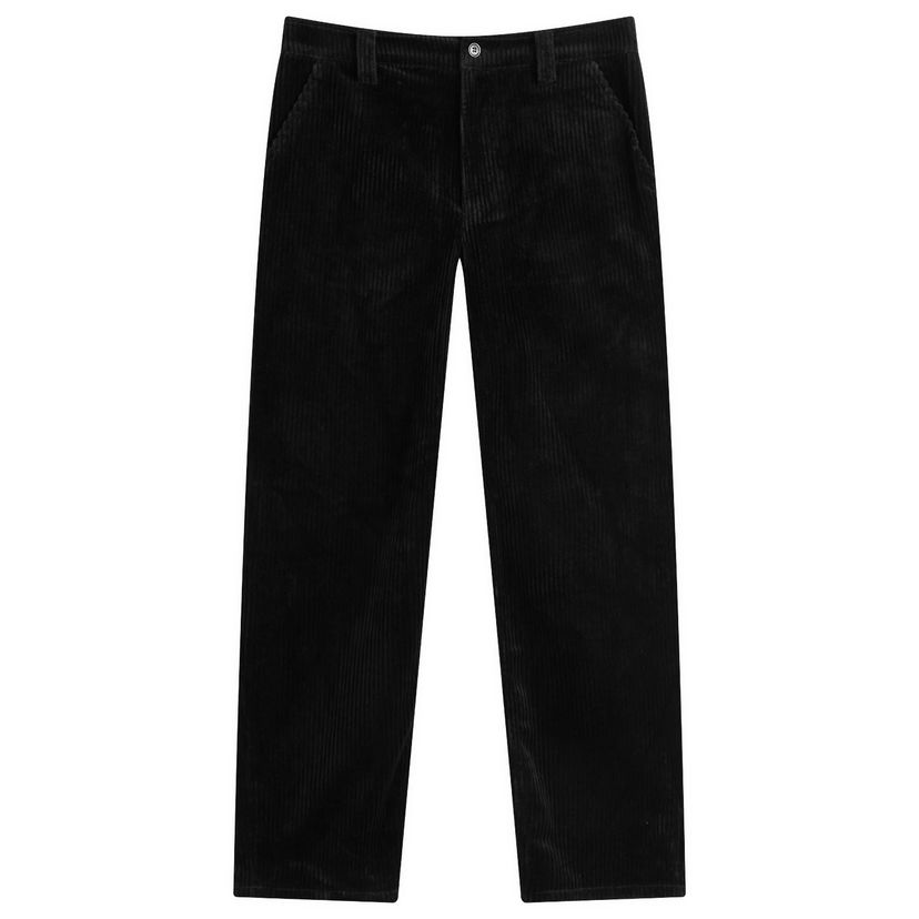 Byxor A.P.C. A.P.C. Fergus Corduroy Carpenter Pants, Size Large Svart | COHDW-M08500-LZZ