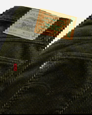 Byxor Levi's Pleated Baggy Corduroy Pants Grön | 003ME00000 001, 3