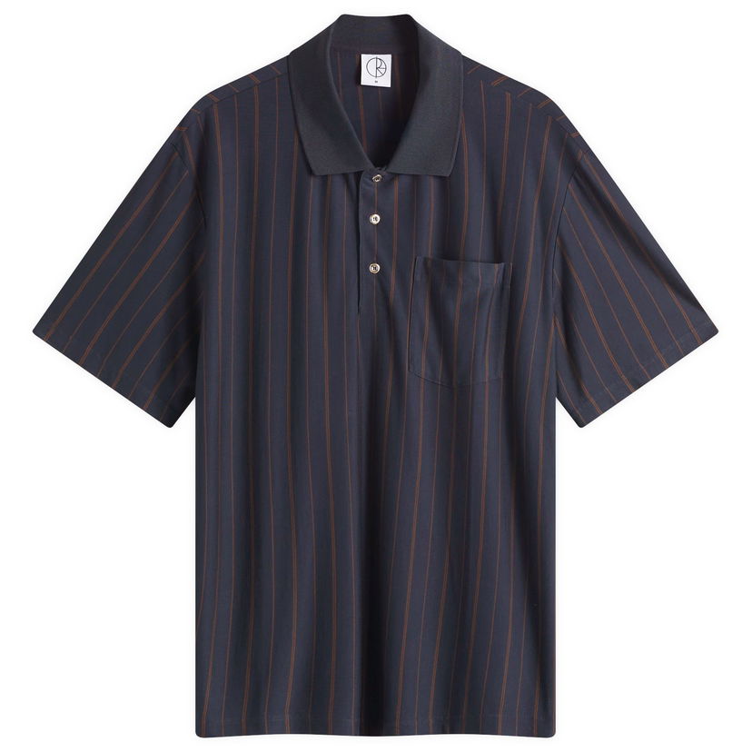 Polotröja Polar Skate Co. Fancy Polo Shirt, Size Large Mörkblå | PSC-SP25-45
