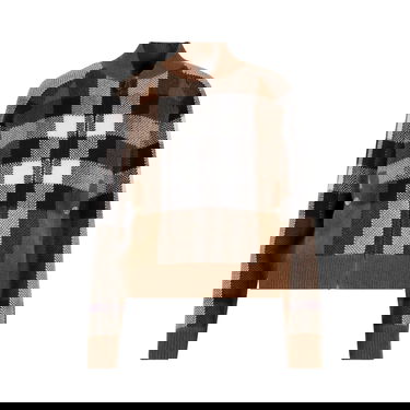 Bomberjacka Burberry Intarsia Check Bomber Jacket Brun | 8048445, 1