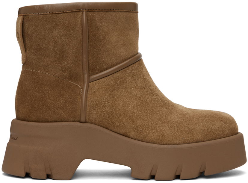 Sneakers och skor Gianvito Rossi Gianvito Rossi Shearling Ankle Boots Brun | G73055.20GOM.SNF