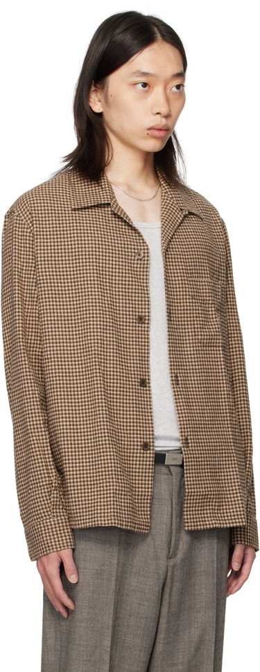 Skjorta OUR LEGACY OUR LEGACY Heusen Check Shirt Brun | M4252HE, 1