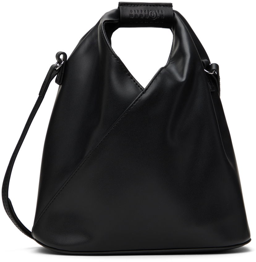 Axelväska Maison Margiela MM6 Triangle Classic Crossbody Bag Svart | SB6WD0026 P6444