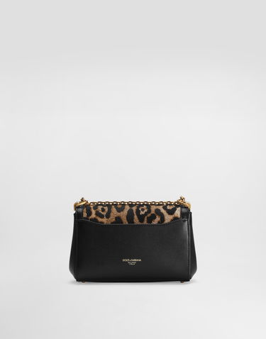 Axelväska Dolce & Gabbana Dolce & Gabbana Marlene City Mini Shoulder Bag with Thread Embroidery Flerfärgad | BB7766A6I3789738, 3
