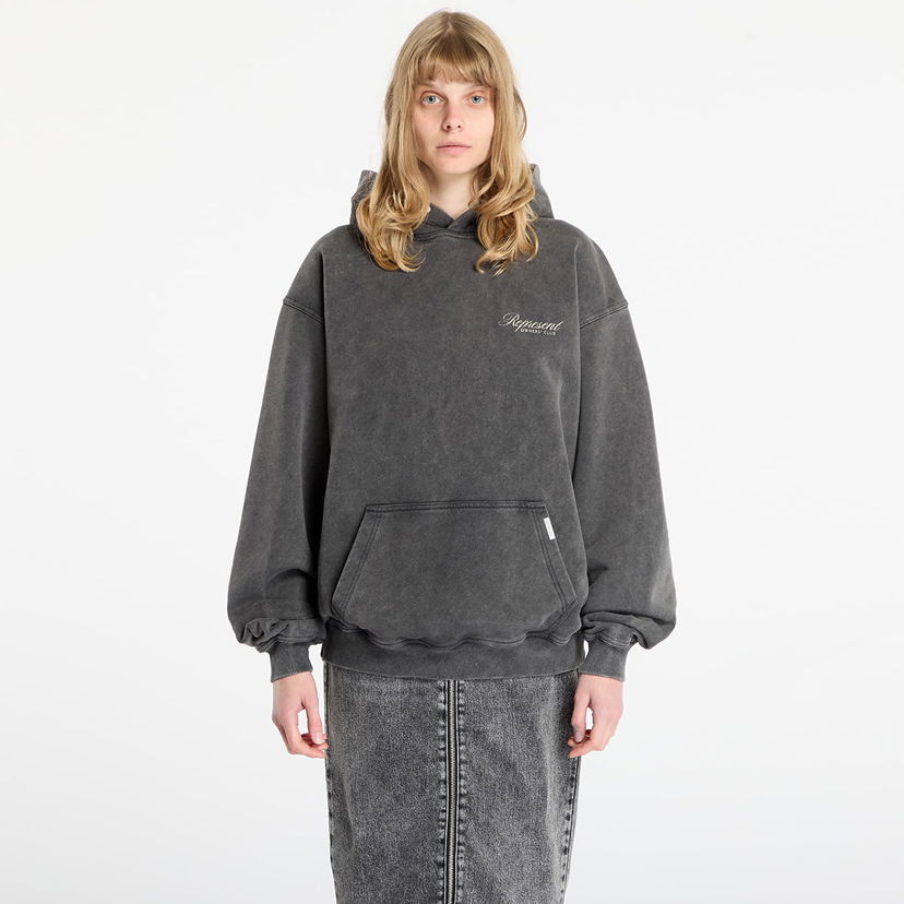 Sweatshirt Represent Clo Vintage Owners Club Script Hoodie Grå | OCM41200-47