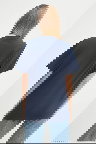 T-shirt Anine Bing Anine Bing Lili T-Shirt Mörkblå | A.08.11206, 2