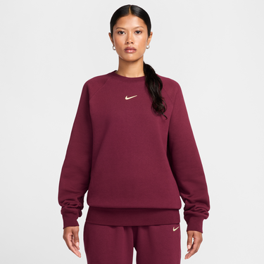 Sweatshirt Nike NOCTA Fleece Crewneck Sweatshirt Bourgogne | FN8160-638, 3
