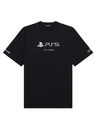 T-shirt Balenciaga PlayStation x Boxy T-shirt Svart | 651795TKVF31070