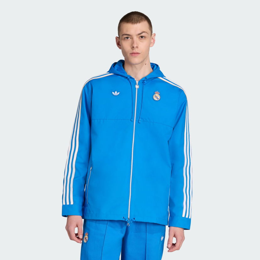 Parkas adidas Performance Real Madrid Terrace Icons Parka Blå | JN3063