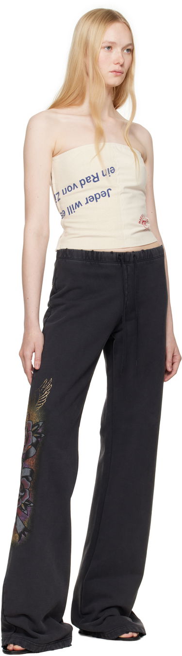 Linne Marine Serre Marine Serre Regenerated Bustier Top Beige | WTO436A UWOV0009, 3