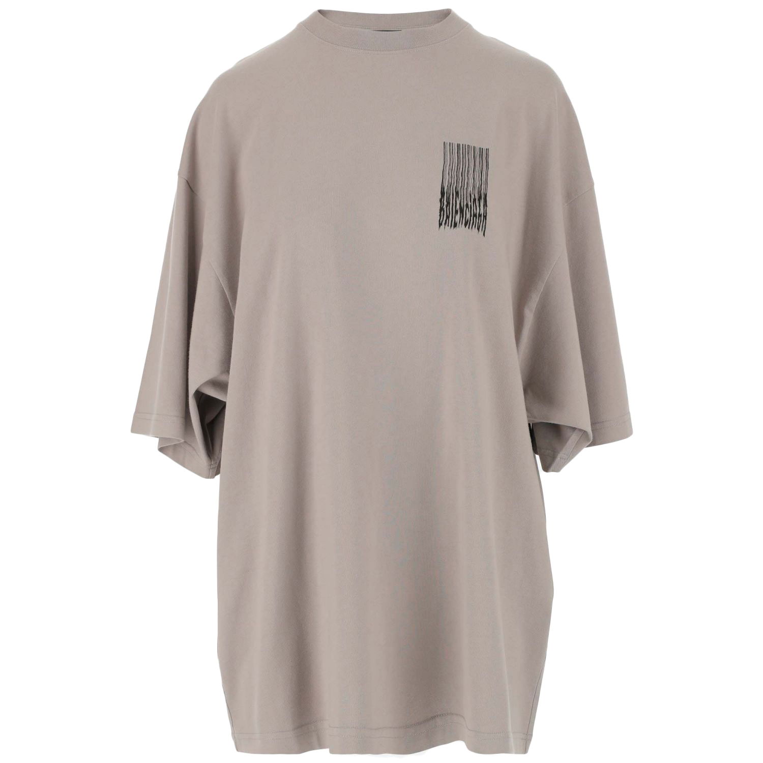 T-shirt Balenciaga Wide Fit Barcode T-Shirt Grå | 661715TKVE58174, 0