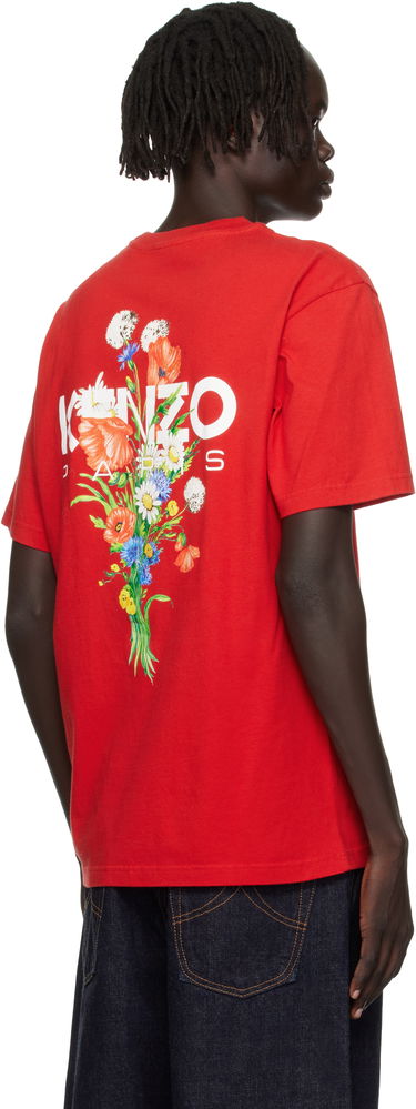 T-shirt KENZO Kenzo 'KENZO Archive Bouquet' T-Shirt Röd | FF65TS2604SG, 2