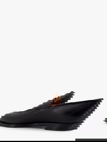 Sneakers och skor Loro Piana Black Leather Loafers Svart | FAP54288000, 2