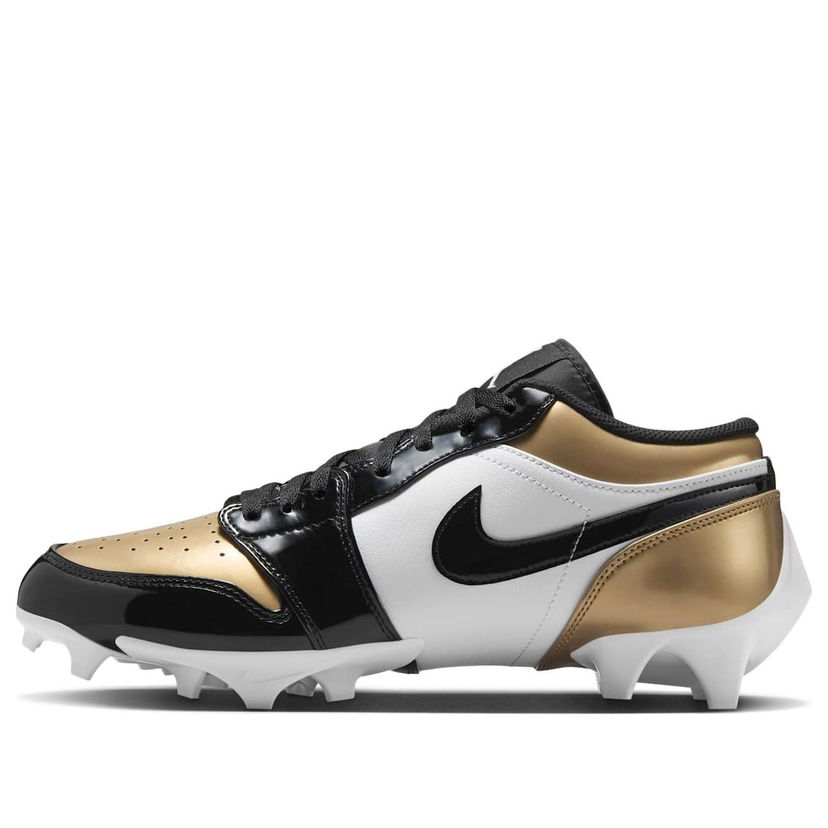 Kläder Jordan Jordan 1 Low TD Cleat 'Patent Gold Toe' Vit | FJ6245-701