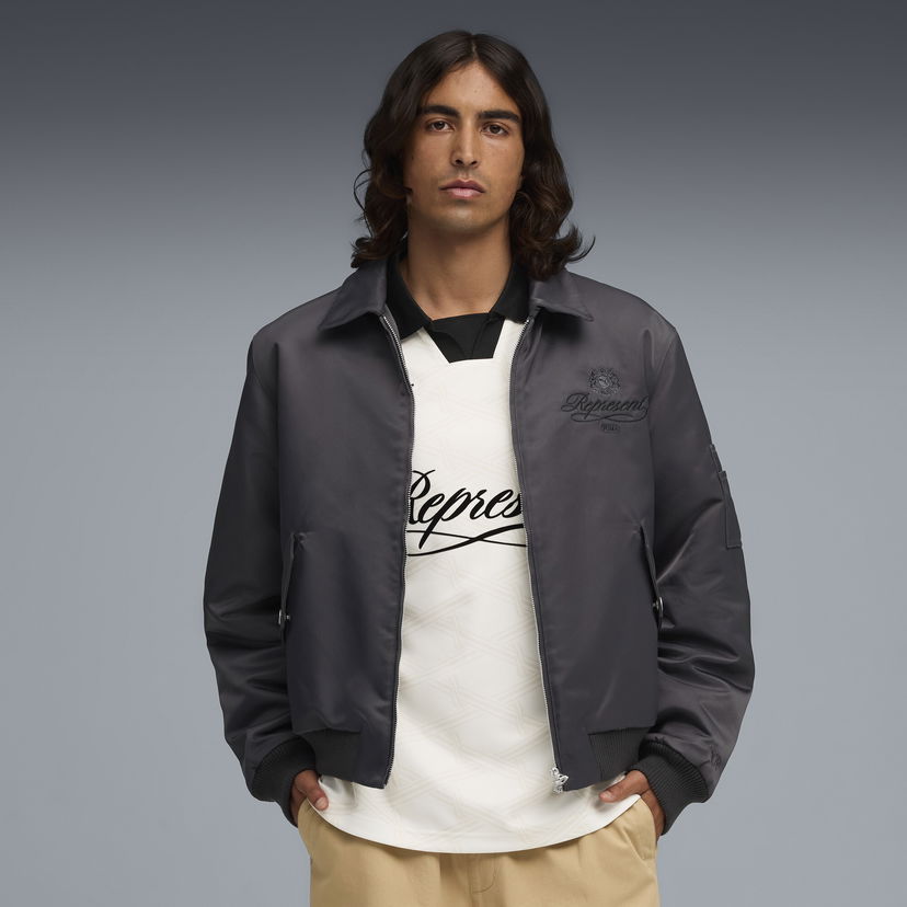 Bomberjacka Puma PUMA x REPRESENT Bomber Jacket Grå | 632539_97