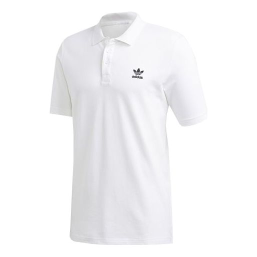 Polotröja adidas Originals Essentials Short Sleeve Polo Vit | GD2554