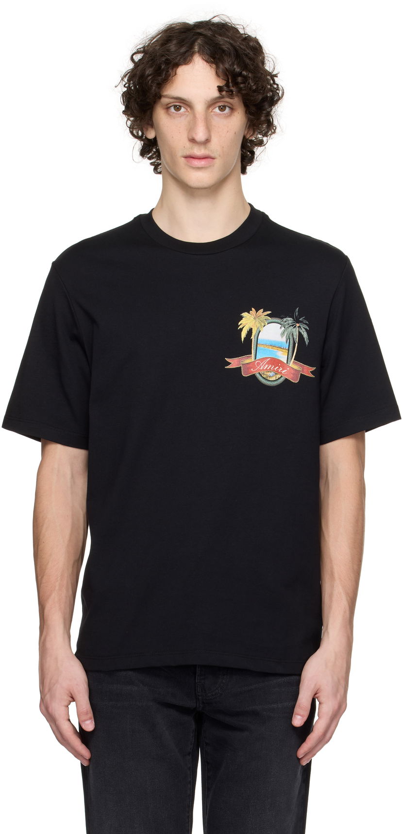 T-shirt AMIRI AMIRI MA Paradise T-Shirt Svart | AMJYTE1217
