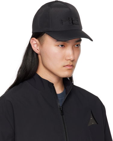 Keps HELIOT EMIL Heliot Emil Logo Appliqué Baseball Cap Svart | SS25.M.16.050.BLK01.CO, 2