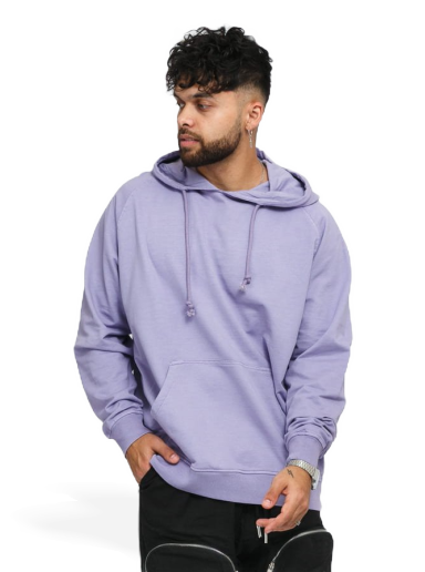 Sweatshirt Urban Classics Overdyed Hoody Purpur | TB4388