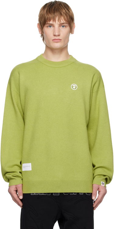 Sweater AAPE by A Bathing Ape AAPE by A Bathing Ape AAPE NOW Knit Sweater Grön | AAPKNMB333XXNGRL, 0
