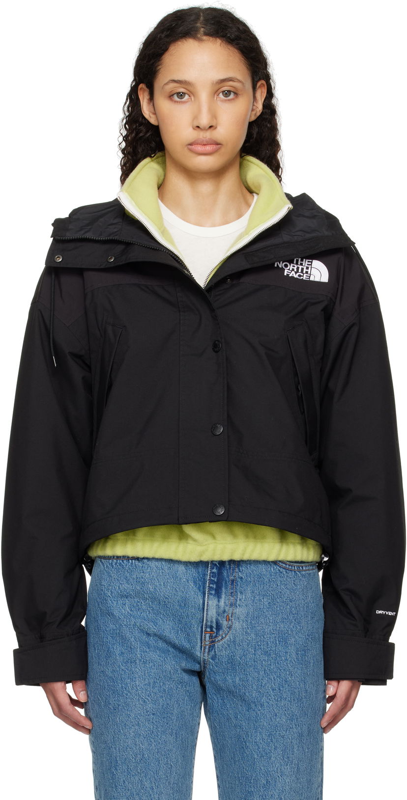 Vindjacka The North Face Reign On Cropped DryVent Jacket Svart | NF0A8BCH
