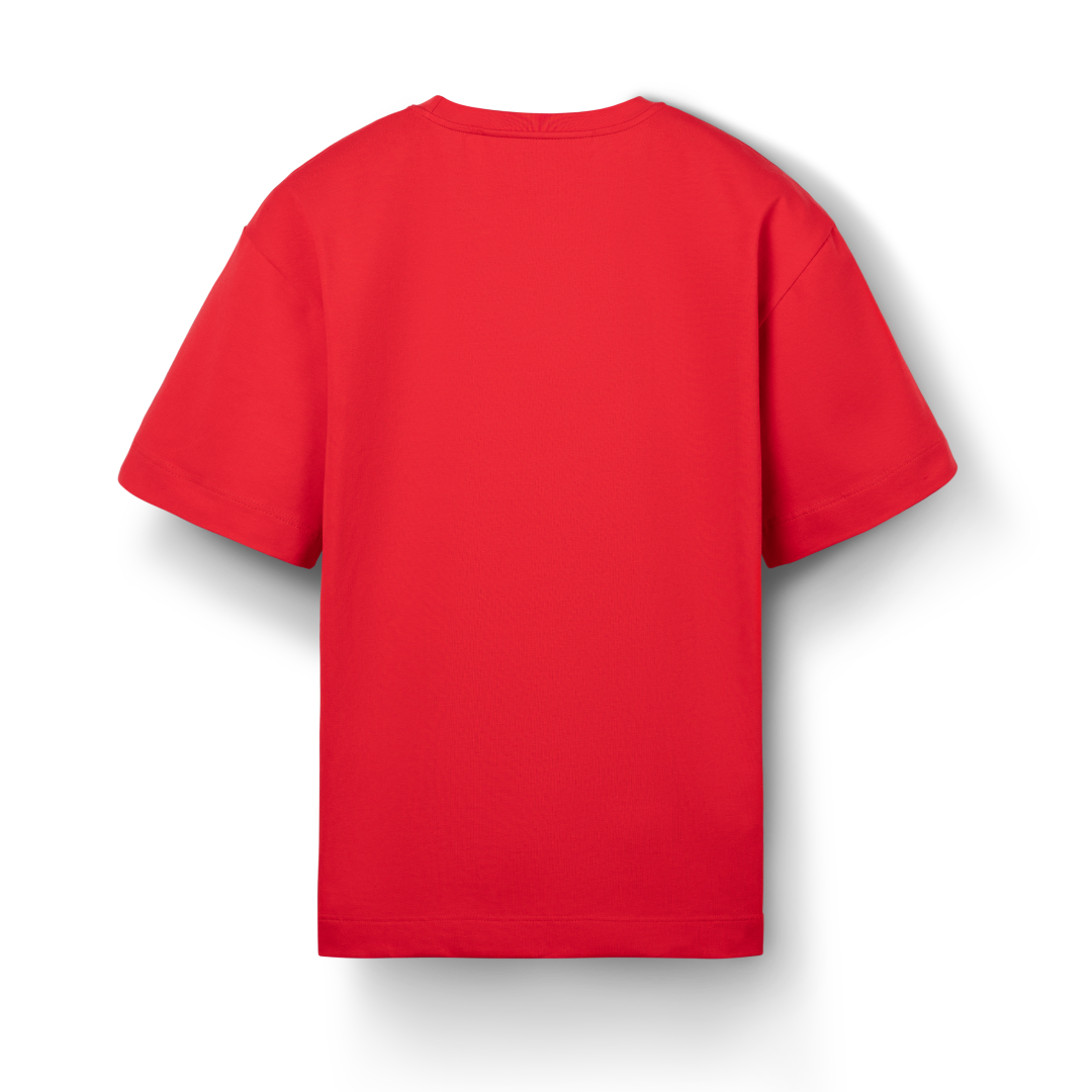 T-shirt Vasky Botas Oversize Red Röd | A-1244-014, 1