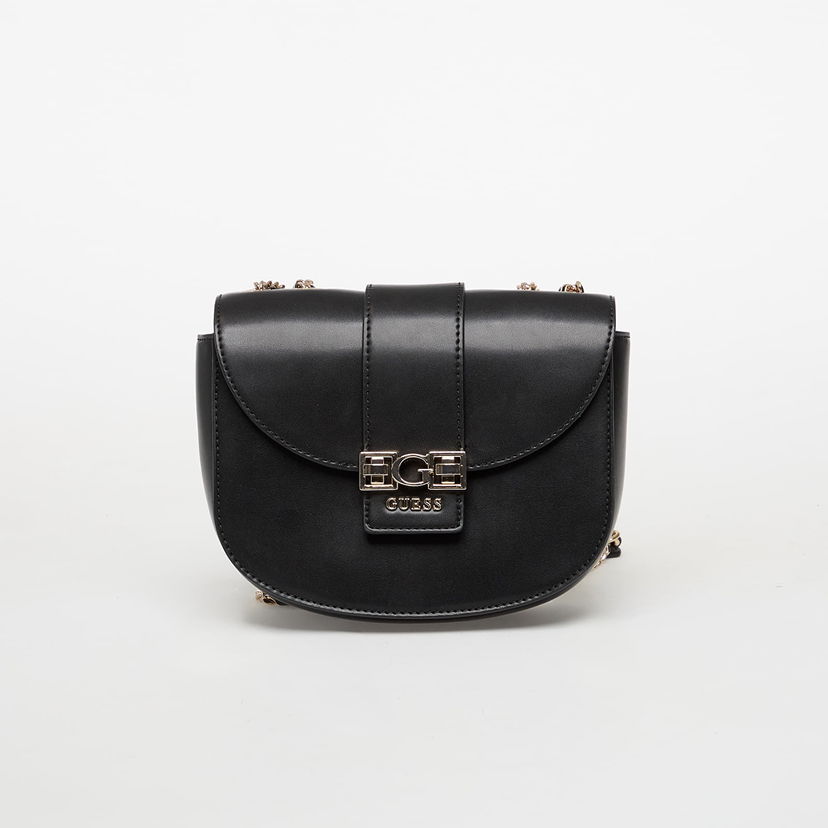 Axelväska GUESS Jane Convertible Xbody Flap Bag Svart | HWVG9891210-BLA