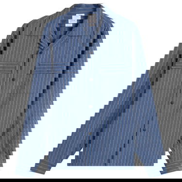 Skjorta visvim Keesey Stripe Shirt Blå | 0125205011005, 0