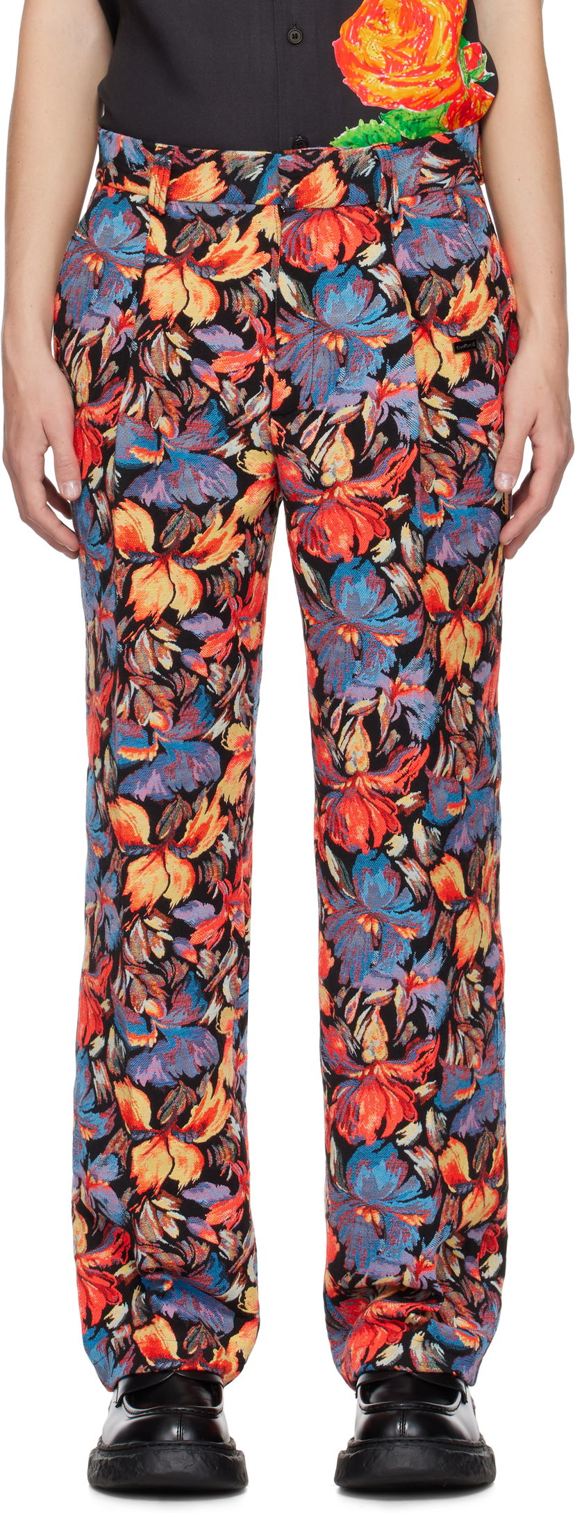 Byxor Soulland Floral Trousers Flerfärgad | 42051-1311