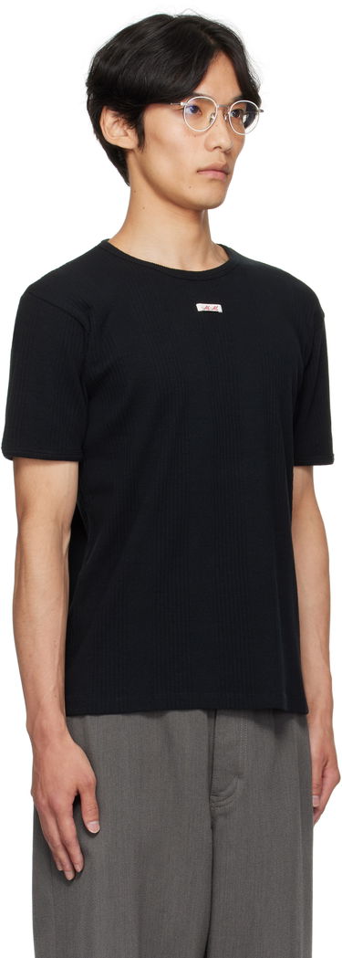 T-shirt Maison Margiela Ribbed T-shirt Svart | S67GC0041 S24430, 1