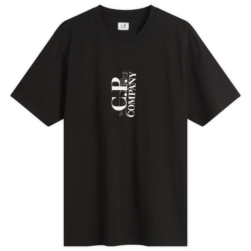 T-shirt C.P. Company Sailor T-Shirt Svart | 19CMTS091A-005100W-999