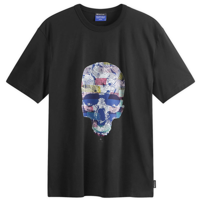 T-shirt Paul Smith Paul Smith Skull Graphic Tee, Size Large Svart | M2R-731Y-MP4539-79