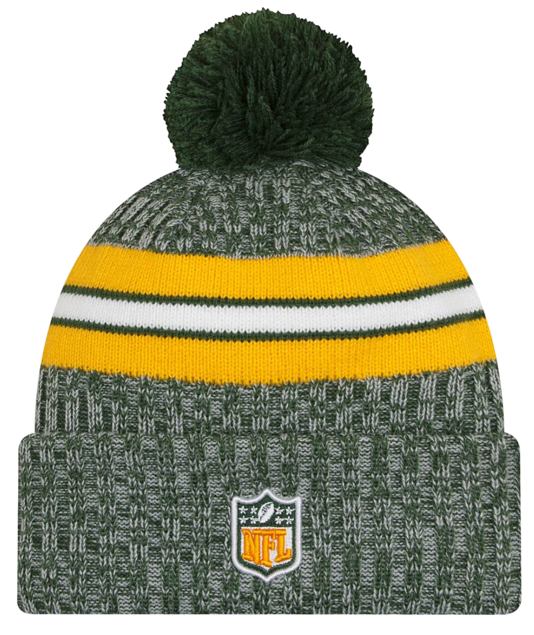 Mössa New Era Green Bay Packers Knit Beanie with Cuff Grön | 60407596-60407596, 1