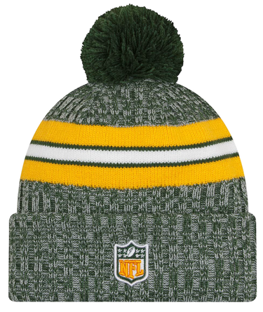 Mössa New Era Green Bay Packers Knit Beanie with Cuff Grön | 60407596-60407596, 1