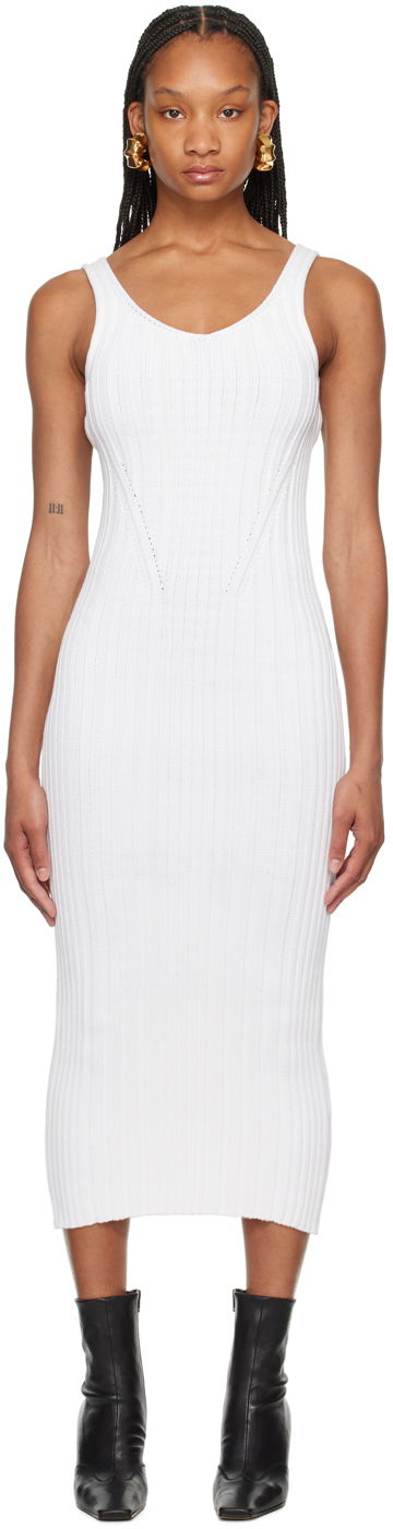 Klä Khaite 'The Ottilie' Midi Dress Vit | 9525114, 0