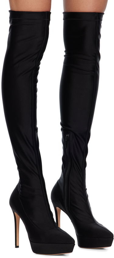 Sneakers och skor Gianvito Rossi Platform Over-The-Knee Boots Svart | G80236.85RIC.CUP, 3